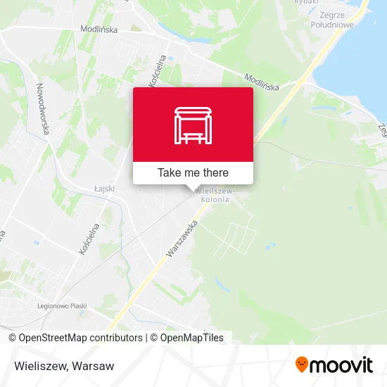 Карта Wieliszew