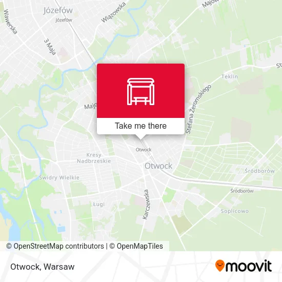 Карта Otwock