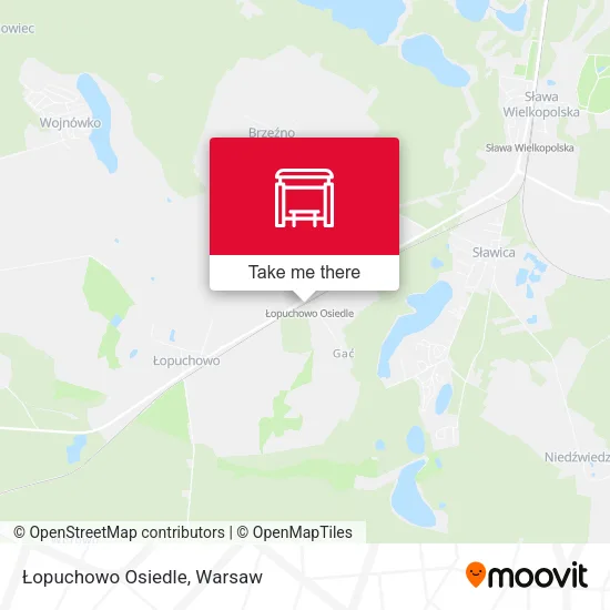 Карта Łopuchowo Osiedle