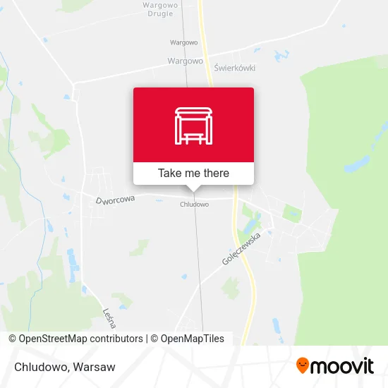Карта Chludowo