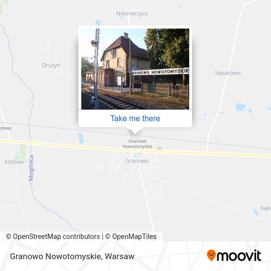 Карта Granowo Nowotomyskie