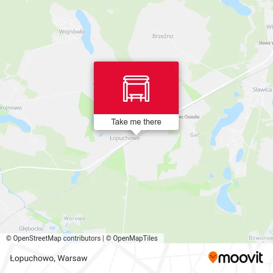 Карта Łopuchowo