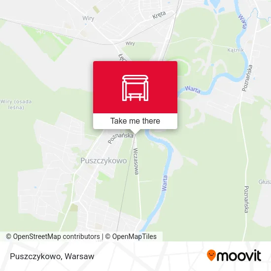 Карта Puszczykowo