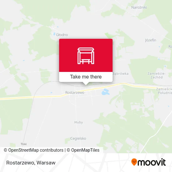Карта Rostarzewo
