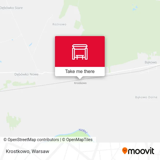 Карта Krostkowo