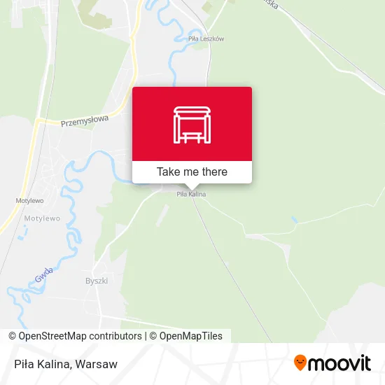 Карта Piła Kalina