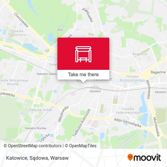 Katowice, Sądowa map