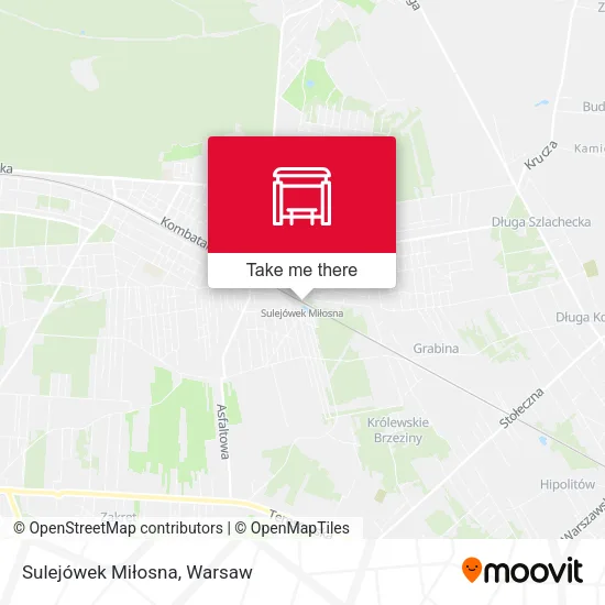 Карта Sulejówek Miłosna