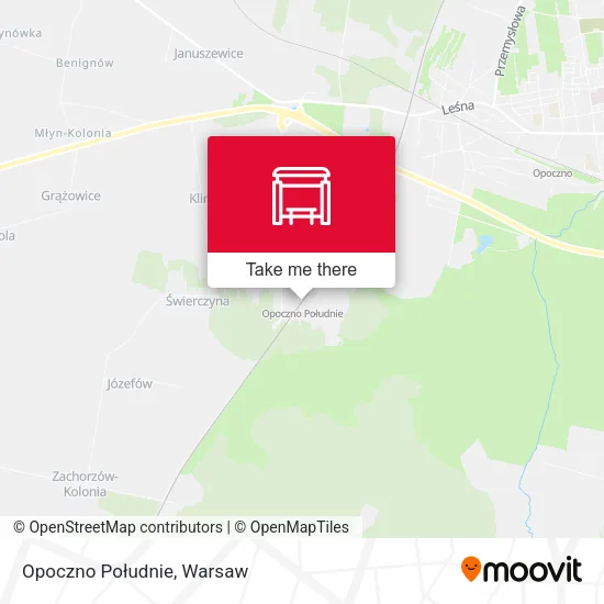 Карта Opoczno Południe