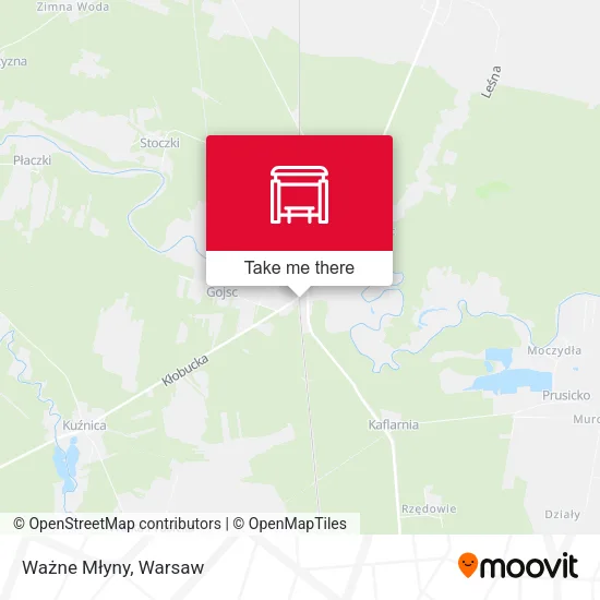 Карта Ważne Młyny