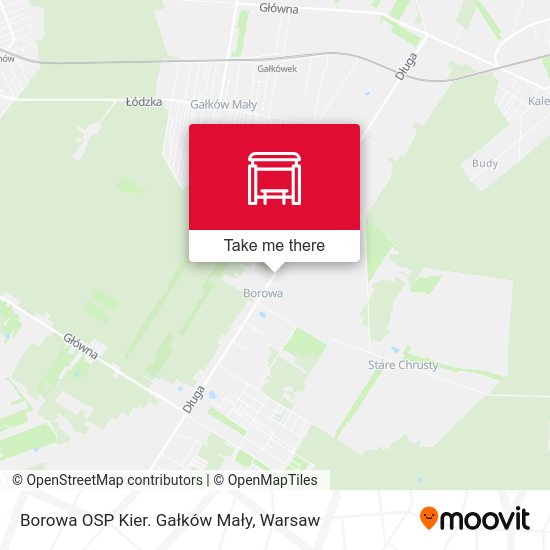 Borowa OSP Kier. Gałków Mały map