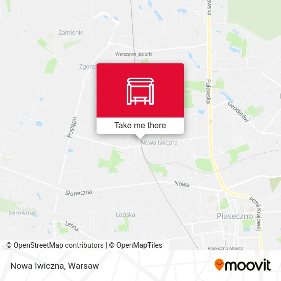 Карта Nowa Iwiczna