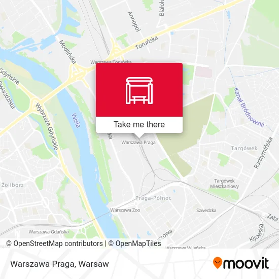 Карта Warszawa Praga