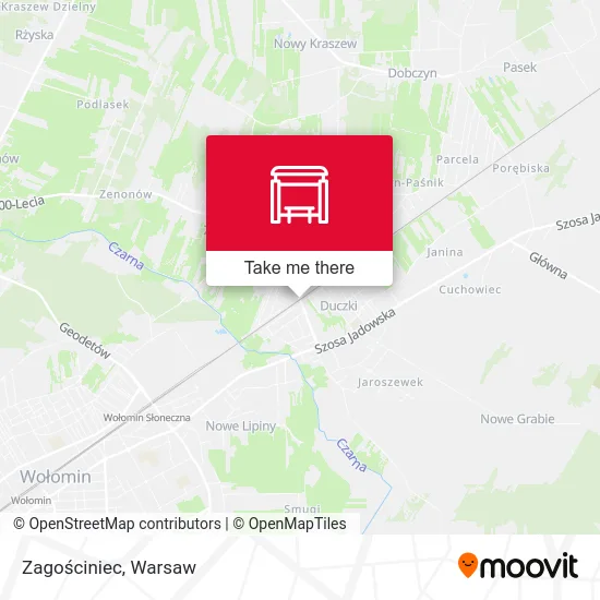 Карта Zagościniec