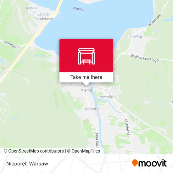 Карта Nieporęt