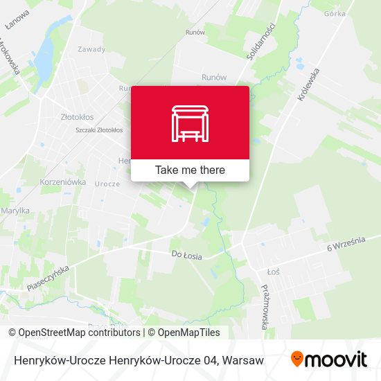 Карта Henryków-Urocze Henryków-Urocze 04