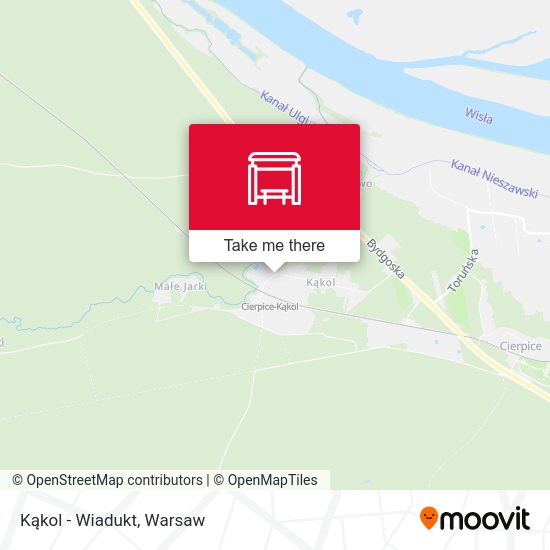 Kąkol - Wiadukt map