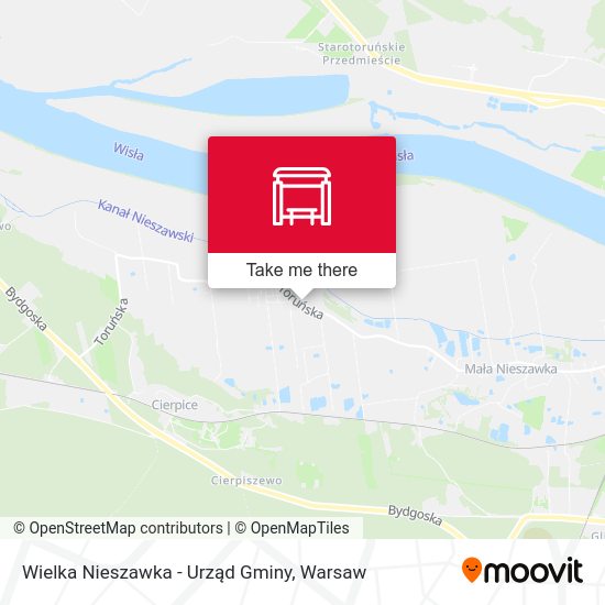 Wielka Nieszawka - Urząd Gminy map