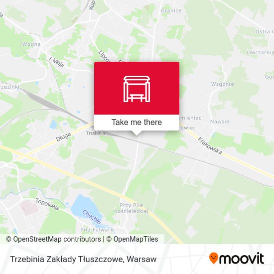 Карта Trzebinia Zakłady Tłuszczowe