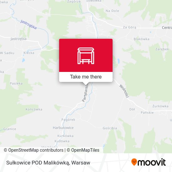 Sułkowice POD Malikówką map