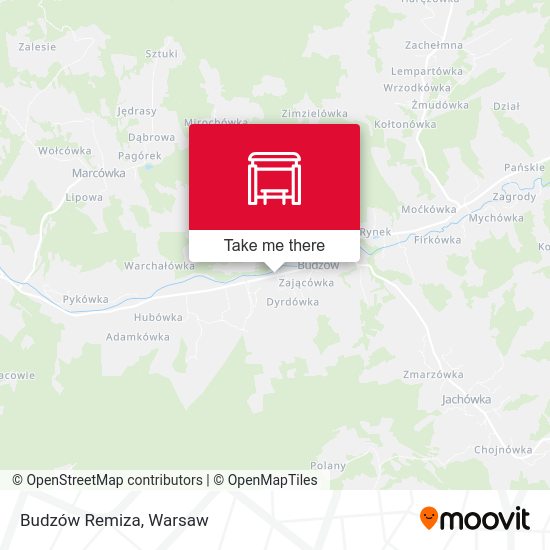 Budzów Remiza map