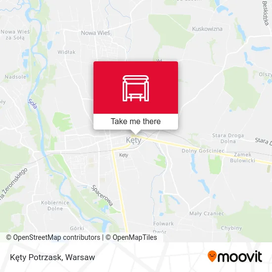 Карта Kęty Potrzask