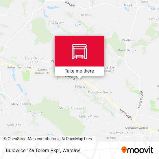 Карта Bulowice "Za Torem Pkp"