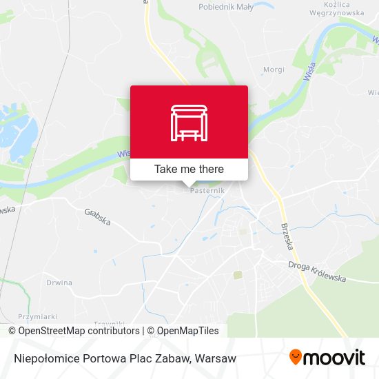 Niepołomice Portowa Plac Zabaw map