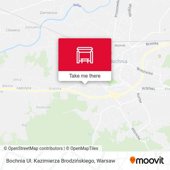 Карта Bochnia Ul. Kazimierza Brodzińskiego