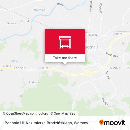 Bochnia Ul. Kazimierza Brodzińskiego map