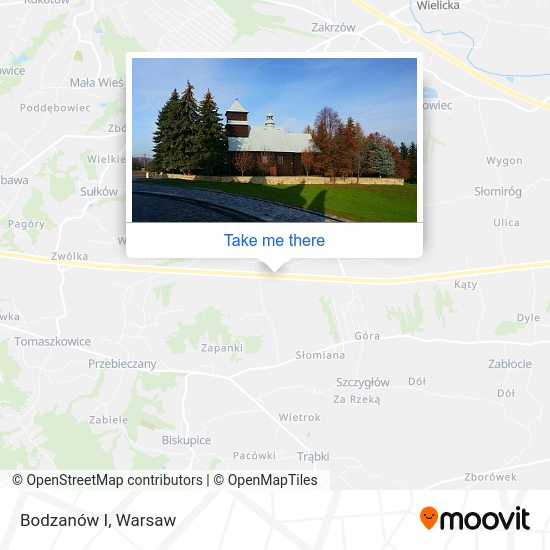 Bodzanów I map