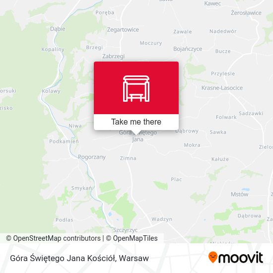 Góra Świętego Jana Kościół map