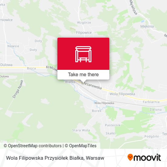 Wola Filipowska Przysiółek Białka map