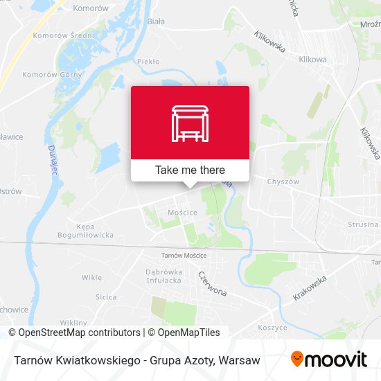 Tarnów Kwiatkowskiego - Grupa Azoty map