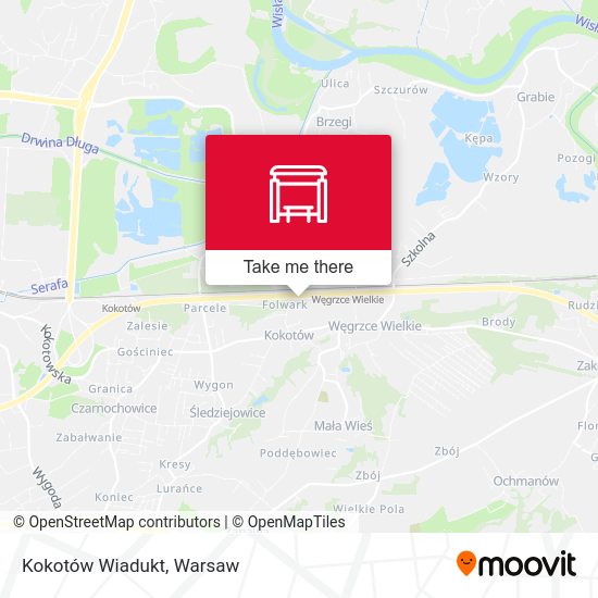 Kokotów Wiadukt map