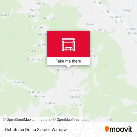 Карта Ochotnica Dolna Szkoła