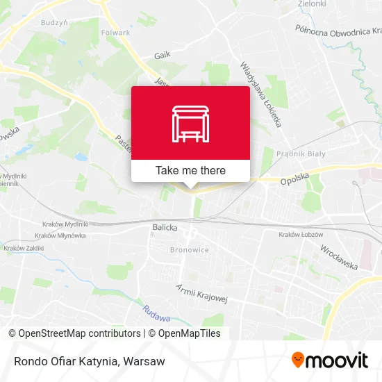 Rondo Ofiar Katynia map