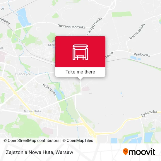 Карта Zajezdnia Nowa Huta
