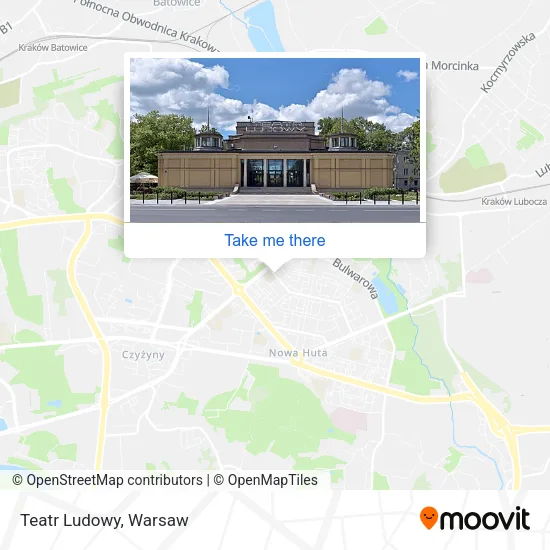 Карта Teatr Ludowy