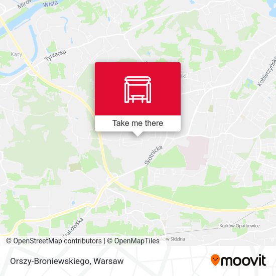 Orszy-Broniewskiego map