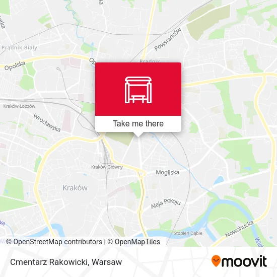 Карта Cmentarz Rakowicki