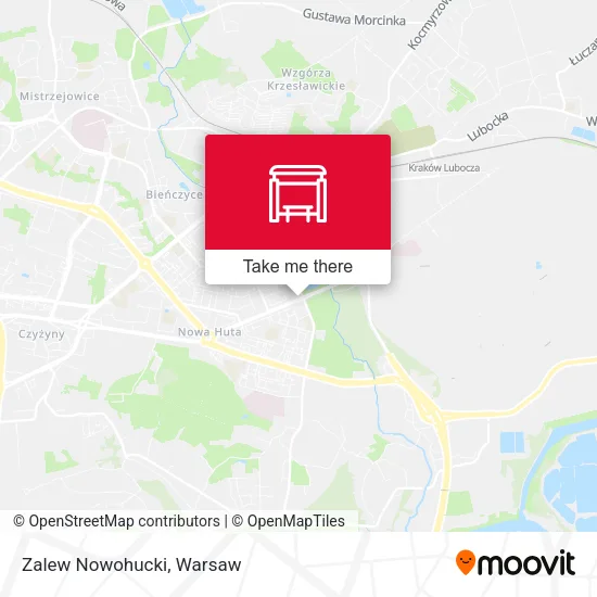 Карта Zalew Nowohucki