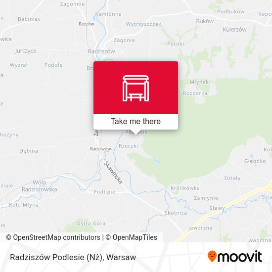 Radziszów Podlesie (Nż) map