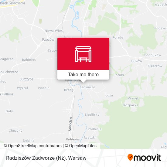 Radziszów Zadworze (Nż) map