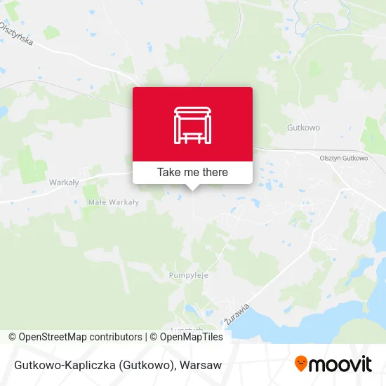 Карта Gutkowo-Kapliczka