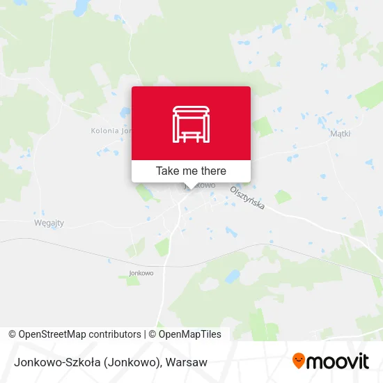 Карта Jonkowo-Szkoła