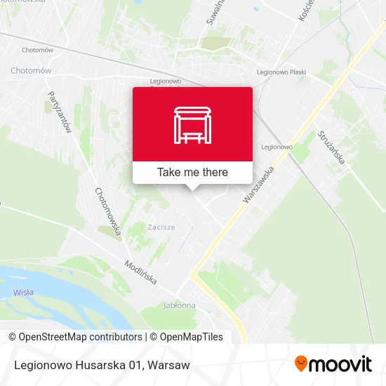 Карта Legionowo Husarska 01