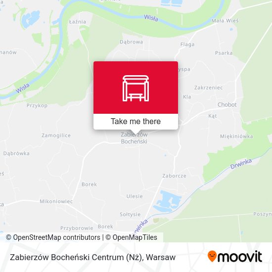 Zabierzów Bocheński Centrum (Nż) map