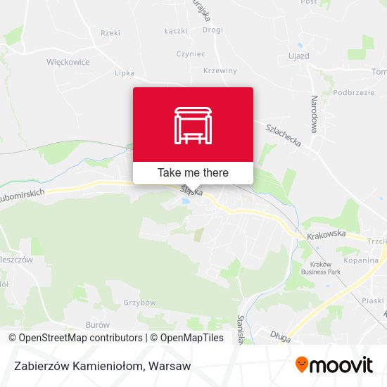 Карта Zabierzów Kamieniołom