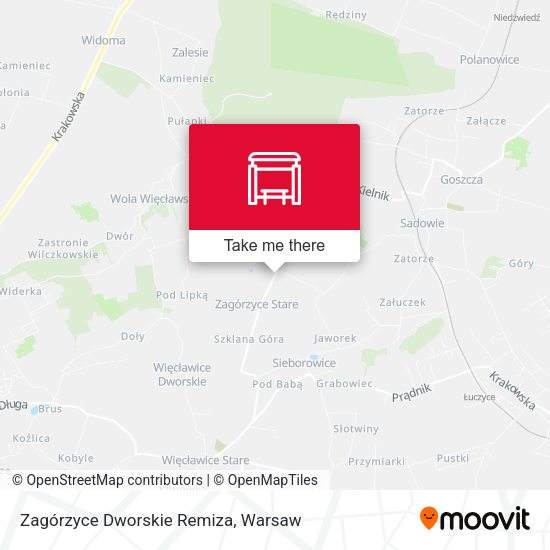 Zagórzyce Dworskie Remiza map